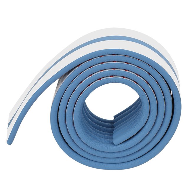 Protectores de esquinas multifuncionales para bebés de 2 m (azul)