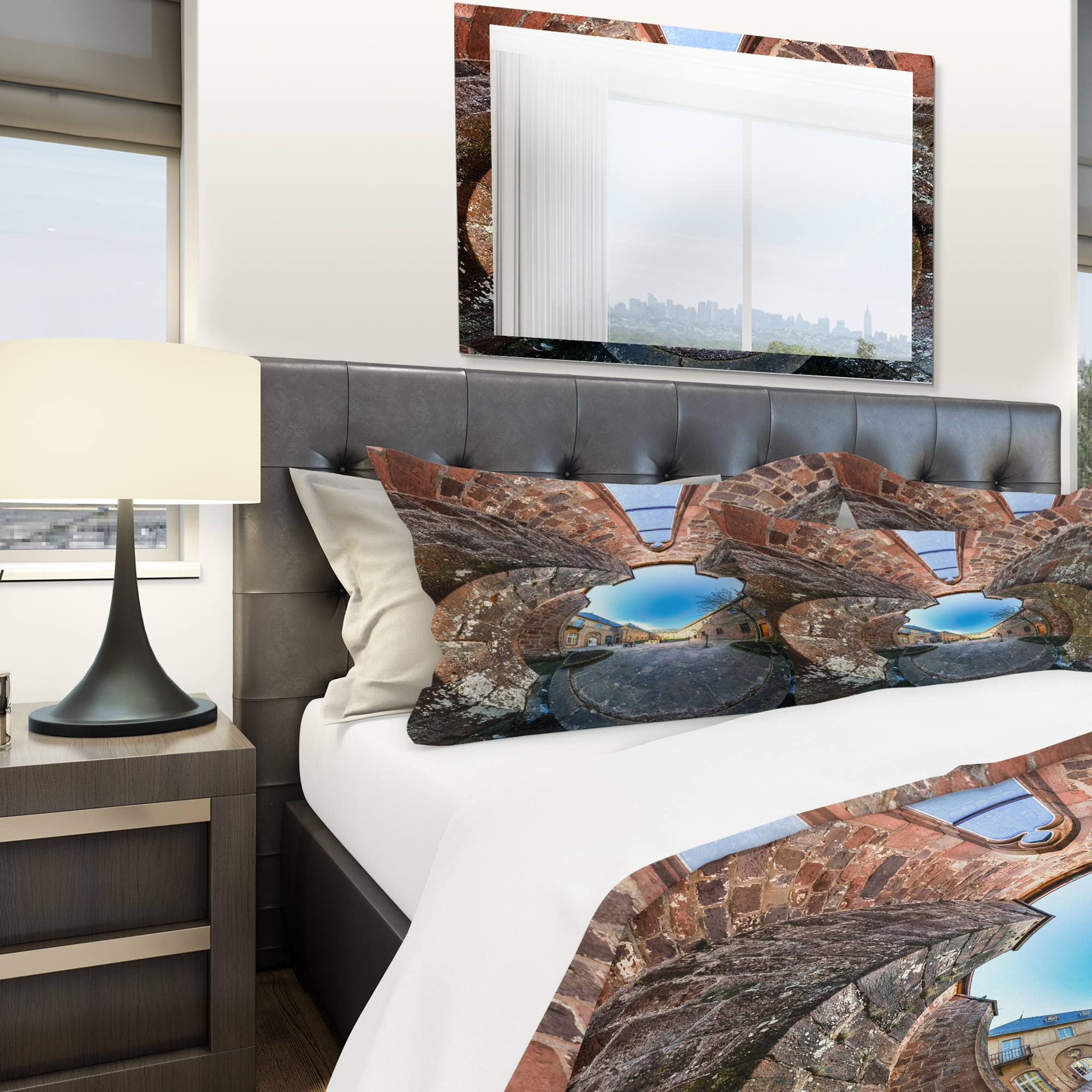 Designart 'Mont Sainte Odile Little Planet' Modern & Contemporary Duvet Cover Set