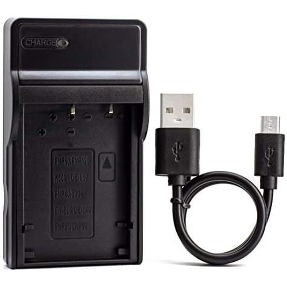 Chargeur USB D-LI7 pour Pentax Optio 450, Optio 550, Optio 555, Optio 750Z, Optio 750Z, Optio MX, Optio MX4 Appareil Photo