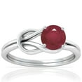 thumbnail image 1 of GemsNY July Birthstone - Vintage Prong Set Round Ruby Solitaire Ring (Grade - A | 1.05cts.), 1 of 4