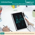 thumbnail image 4 of 9.3" LCD Writing Tablet, Portable Electronic Notepad with Stylus for Home Office Communication, 4 of 12