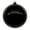Black, variant on Vickerman 4.75" Periwinkle Pearl UV Drilled Ball Ornament, 4 per bag.