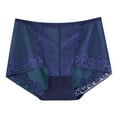 thumbnail image 3 of Dasayo Plus Size Women Panties High Waist Lace Mesh Tummy Control Full Coverage Panties Underwear for Women Briefs XXL, 3 of 3