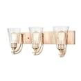 thumbnail image 4 of 1493-MG Millennium Lighting Natalie - 3 Light Bath Vanity-10 Inch Tall and 24 Inch Wide-Modern Gold Finish, 4 of 9