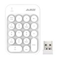 thumbnail image 2 of 2.4G Numérico Inalámbrico Con Numérico De 18 Teclas Para Computadora De Escritorio Portátil blanco Soledad Teclado numérico, 2 of 8