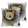 thumbnail image 2 of COMIO Cartoon Animal Pillow Covers Pillowcase Throw Pillow Covers Set Throw Cushion Case for Sofa Couch Home Decor School Cushion Case,2 pcs White, 2 of 6