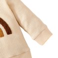 thumbnail image 4 of XBASW Toddler Baby Waffle Sweatshirt Sweatpants 2-Piece Set for Boys Girls Spring Fall Long-Sleeve Rainbow Printed Sweatsuit Outfit 0-24 Months, 4 of 9