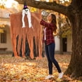 thumbnail image 7 of Gallickan Halloween Decoration Scene Setting Props, Spooky Hanging Witch Pendant, Plastic, Orange, 1pc, 7 of 7