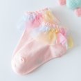 thumbnail image 5 of Baby Girls Ankle Short Princess Socks Cotton Lace  Frilly Ruffle Soft Socks, 5 of 5