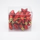 thumbnail image 1 of Colgante Adornos de estrella hexagonales de 4,5 cm para corona de árbol de Navidad (12 unidades), color rojo JASKFLY, 1 of 6