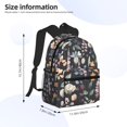 thumbnail image 4 of Lsque Wildflower Watercolor 1 Classic Casual Backpack - Large Capacity Water-Resistant Backpack for School, Work, Travel, and Outdoor Activities, 4 of 8