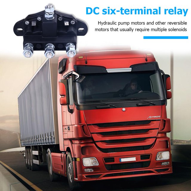 Eléctrico Interruptor de solenoide de marcha atrás del motor del cabrestante de relé de 6 postes para camiones de construcción Ndcxsfigh Nuevos Originales