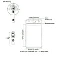 thumbnail image 2 of facefd 10 Pieces Waterproof Plastic Card Holder Transparent Badge Name Tag Pre-punched Sleeve Driver License Cardholder, 2 of 5