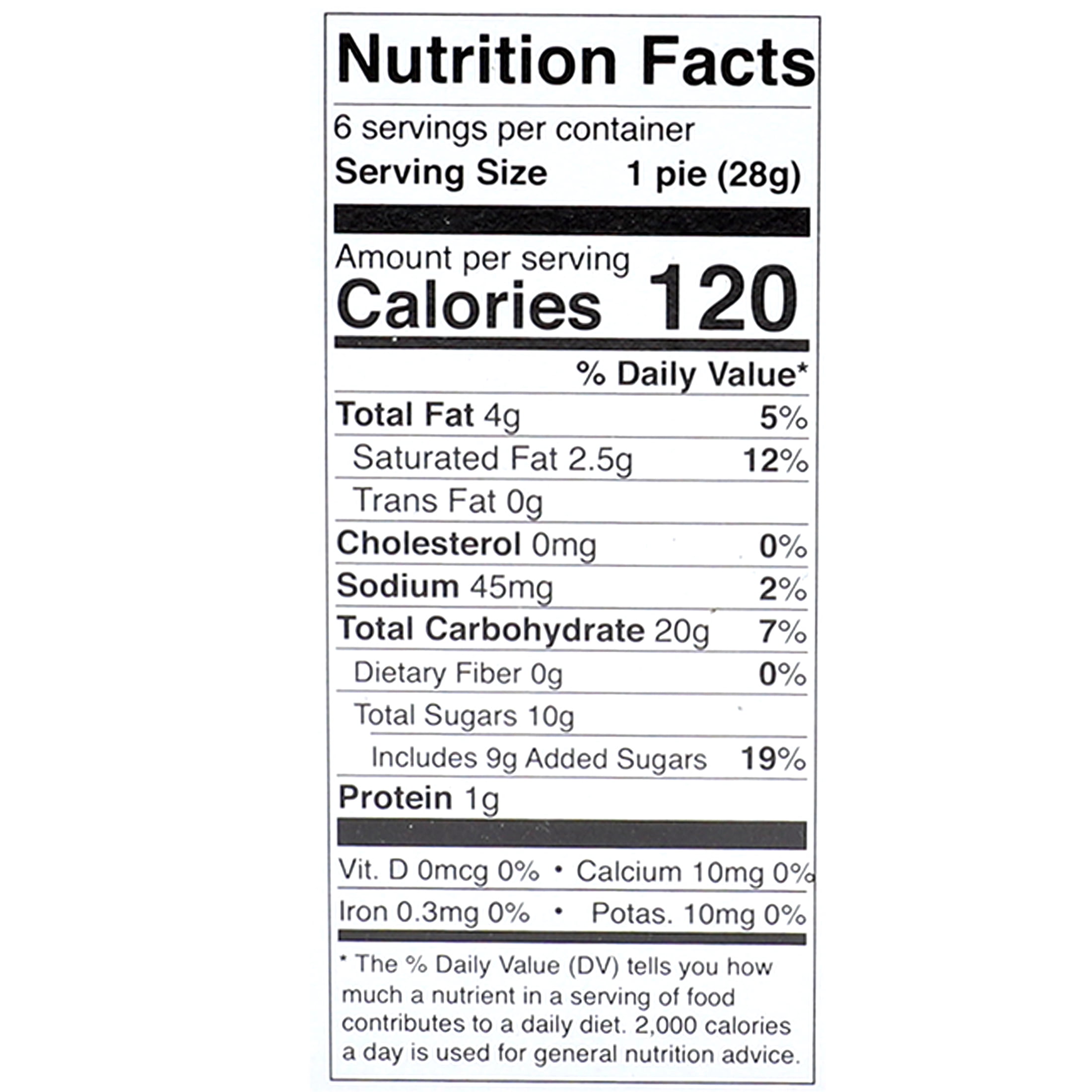 Fiesta Marshmallow Pie, Coconut 6 Count, 120 Calories 6 oz., Baked, Fluffy