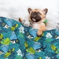 thumbnail image 3 of Naloa Shark And Leaves Dog Blanket, 3 Sizes Cat Blanket for Indoor Cats Large Medium Small Dog Gifts-Medium, 3 of 8