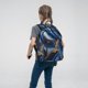thumbnail image 5 of Fotbe Navy Blue Marble Mochila Ligera para Hombres y Mujeres - Duradera y Resistente al Agua, Ideal para Escuela, Trabajo, Viajes y Uso Diario, 5 of 7