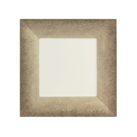 

Jazz 16 Square Melamine Plate With Crackle Finished Border 6 packs