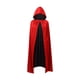 thumbnail image 1 of Capa de Halloween, capa de , túnica de mago para suministros de fiesta, accesorio de fotografía, vestido elegante Capucha negra y roja, 1 of 8