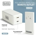 thumbnail image 3 of Black + Decker Polarized Wireless Remote Outlet, 3 of 7