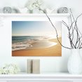 thumbnail image 1 of Grand Bord de Mer avec Eaux de Cristal - Impression sur Toile Moderne de Plage, 1 of 3