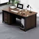 thumbnail image 4 of Standing Storage Office Desk Writing Study Living Room Reception Computer Desks Floor Metal Mesa De Computador Modern Furniture My Lux Decor Round, 4 of 28