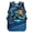 Cartoon Truck Design, variant on Adjustable Strap Backpack for School Work, Polyester Fabric Smooth Zipper School Bag, Rainbow Ocean