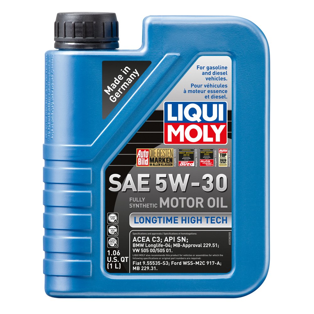 Liqui Moly 2038 Longtime High Tech 5W30 Synthetic Motor Oil 1 Liter