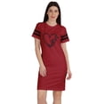 thumbnail image 1 of Inkmeso T-Shirts Graphiques Tunique Meilleures Amies Col Rond Robe Été Manches Courtes Hauts, 1 of 8