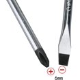 thumbnail image 3 of GFDYREE Magnetic Screwdriver Set 2 PCS, Magnetic 6mm Phillips and Flat Head Tips Screwdriver with 3.9 Inch Steel Shaft for Repair Home Improvement Craft, 3 of 3