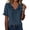 Navy women casual v neck t shirt a1, variant on Yrmaups Loose Fit Short Sleeve T Shirt for Women, Casual V Neck Ruffle Blouse, Soft Stretch Everyday Tee for Beach Travel Office Daily Wear, Black XL