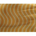 thumbnail image 4 of oneOone Georgette Viscose Fabric Dot & Waves Block Printed Craft Fabric BTY 42 Inch Wide, 4 of 4