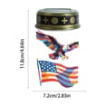 thumbnail image 4 of PEIBang Eagle Flag Cemetery Solar Light,Waterproof Solar Grave Light for 4th of July Independence Day Cemetery Decorations, 4 of 6