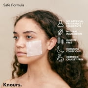 Knours. Plump Pad | Natural Plant | Smooth Lines, Firming, Elasticity | Collagen Support | 2-in-1 Toner Pad + Face Mask | Holy Basil | Power Elasticity-Boosting | All Skin | 110 Count | 185ml/6.25oz