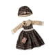 thumbnail image 3 of Vestido para muñeca BJD 1/6 12 pulgadas Falda de muñeca de niña Regalo de Navidad hecho a mano Fácil de Estilo A, 3 of 9