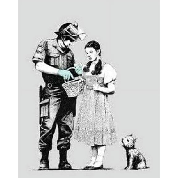 "Stop And Search, Banksy - CANVAS OR PRINT WALL ART"
