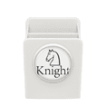thumbnail image 1 of Knight White Word Chess Game Desk Pencil Holder Cup Pen Organizer, 1 of 4
