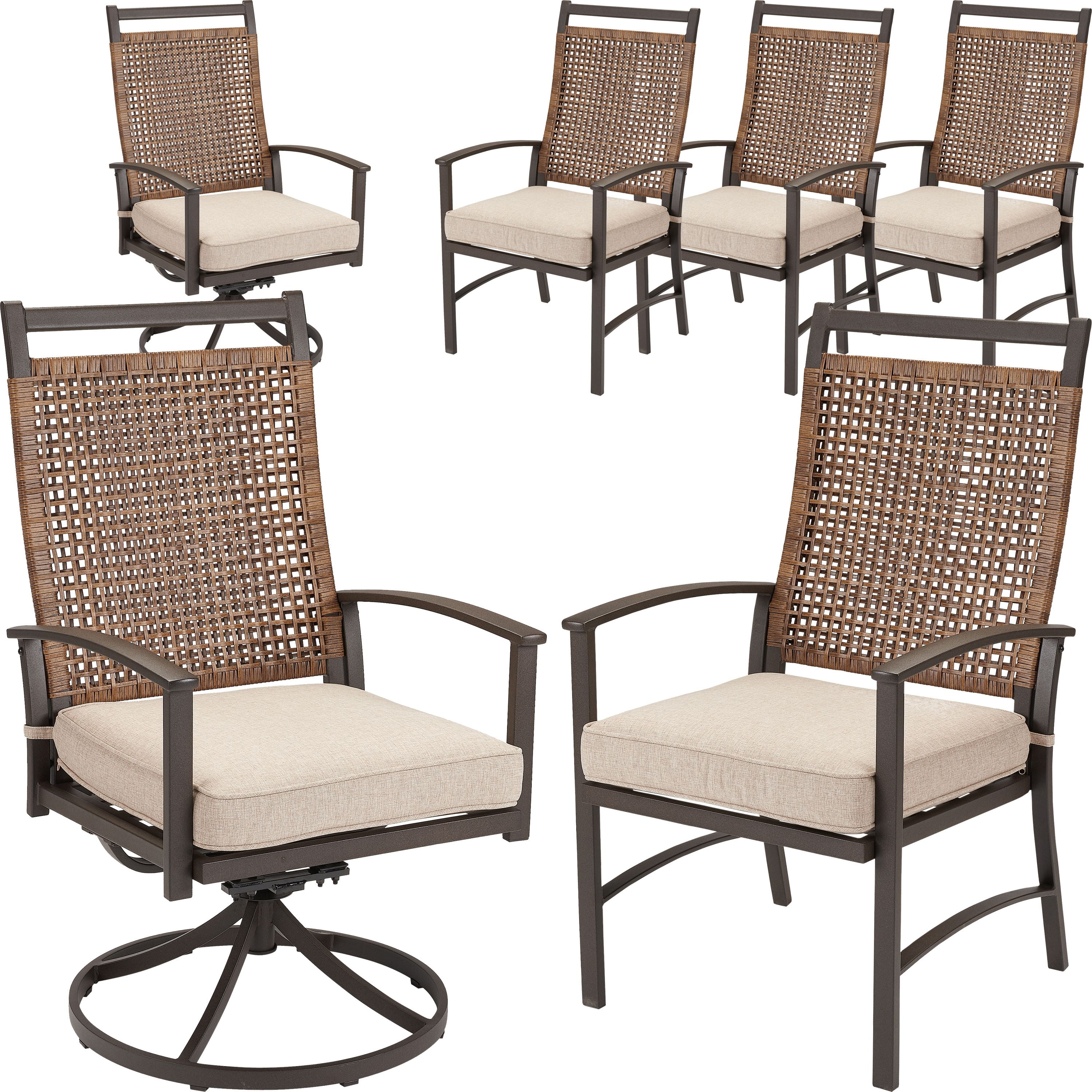 Better Homes & Gardens Heritage Farm 6-Piece Patio Dining Chairs