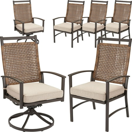 Better Homes Gardens Heritage Farm 6 Piece Patio Dining Chair Set Box 1 Of 2