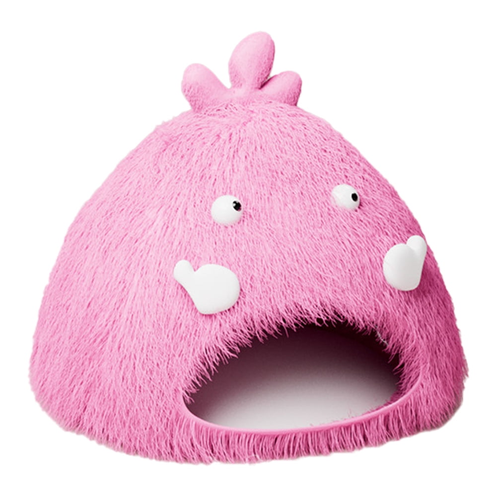 KYAIGUO Indoor Plush Cat Bed Large Covered Cat Bed Ultra Soft Cat Litter Cute Cat House for Large Cats Pet Bed for Small Dogs