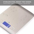 thumbnail image 3 of Digital Kitchen Scale 5kg/1g - Stainless Steel Food Scale with LCD Display, Precise Weighing for Baking, Cooking, Meal Prep, 3 of 5