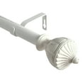 thumbnail image 6 of Curtains rods White 1" diameter adjustable from 36" to 72"  with crown ball finials and 3 piece brackets, 6 of 6