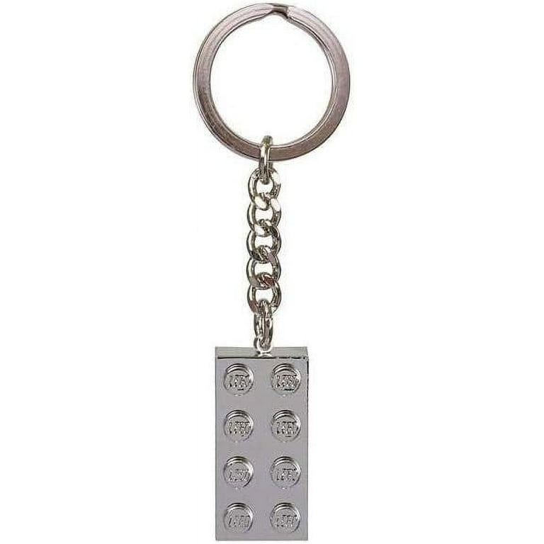 LEGO 851406 Silver Brick Key Chain - Walmart.com