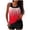 *2-Red, variant on VBVC Women's 2 Piece Floral Tankini Set,Ladies Fast-Drying Bathing Suit,Swim tank top and Short For Women,Blue,Size L