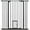 Black, variant on PawHut 41" Pet Gate with Walk Through Door for Stairs Doorways House White