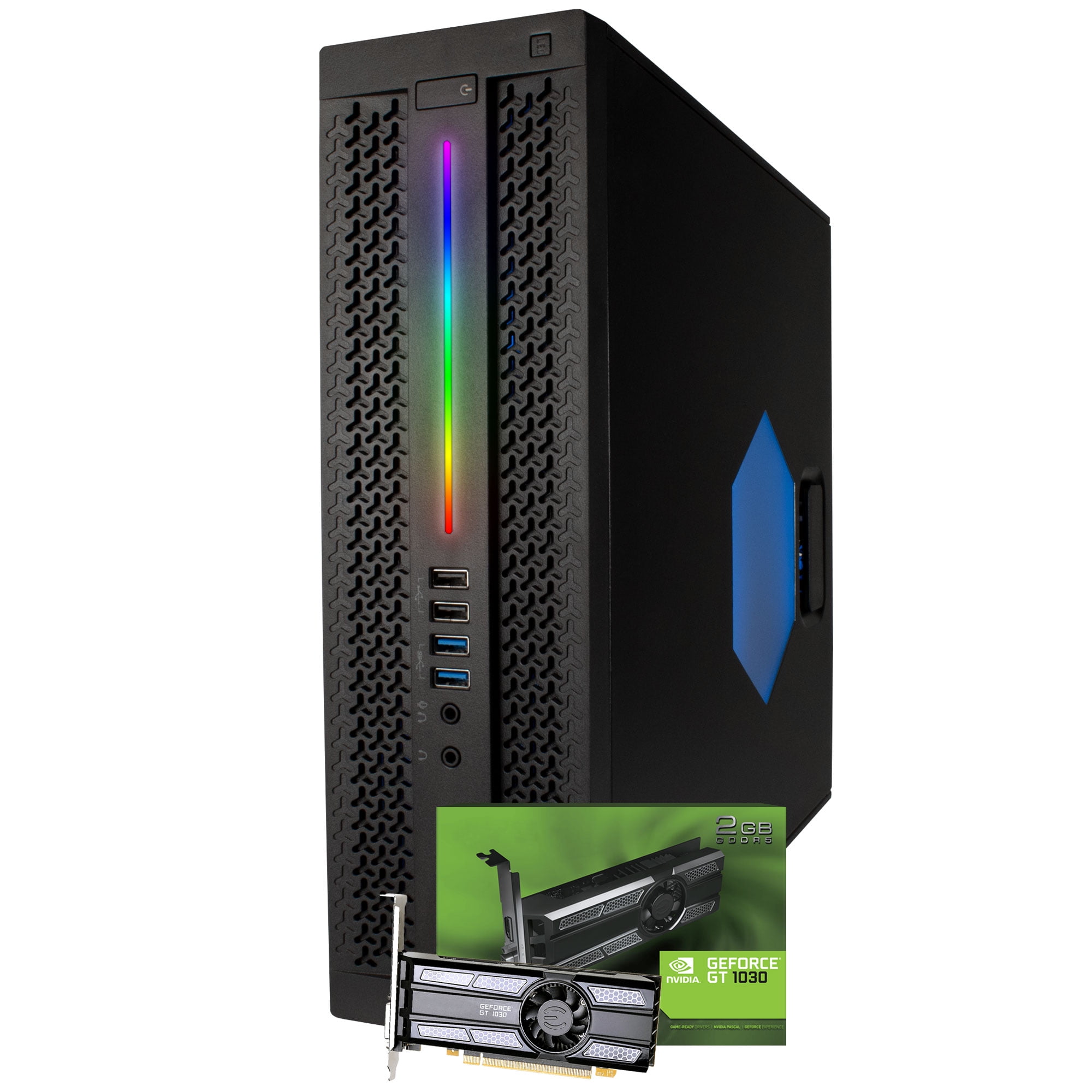 HP Elite RGB Desktop Computer Intel Quad Core i5 (3.6Ghz Turbo) | GeForce GT (2GB) GPU | 16GB DDR4 | 500GB Solid State SSD + 1TB HDD