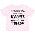 thumbnail image 3 of Inktastic My Grandma is a Teacher and a Hero Boys or Girls Toddler T-Shirt, 3 of 5