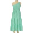 thumbnail image 6 of Womens Summer Dresses Casual One Shoulder One Shoulder Maxi Dress Ladies Sleeveless Beach Dresses, 6 of 8