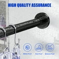 thumbnail image 3 of TITGIPE No Drill Spring Tension Shower Curtain Rod - 32-80" Adjustable, Rust-Resistant Stainless Steel, Anti-Skid Design for Bathroom/Closet, 3 of 8