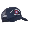 thumbnail image 5 of 82nd Airborne Retired Embroidered Solid Cotton Mesh Pro Cap - Navy OSFM, 5 of 5