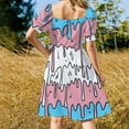 thumbnail image 5 of Pastel Kawaii Melting Trans Pride LGBTQ Design Dress women's clothing korea stylish Casual dresses, 5 of 7